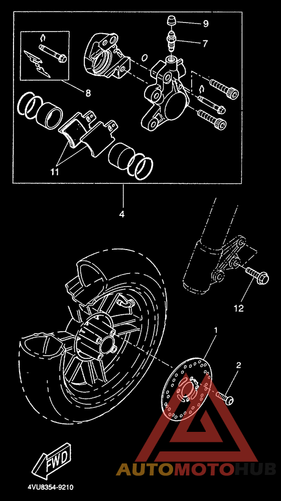 Передний суппорт