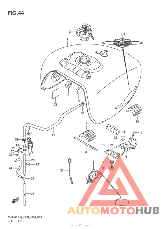 Fuel Tank (Vz1500L3 E28)