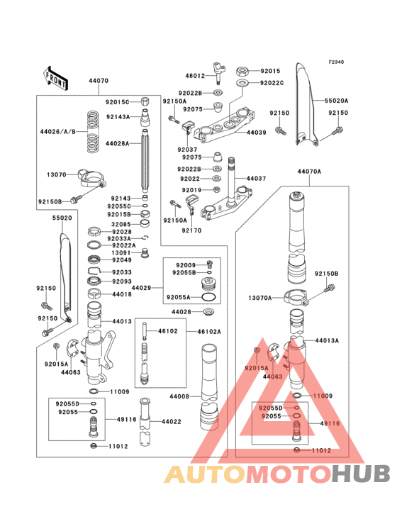 Front fork(1/2)