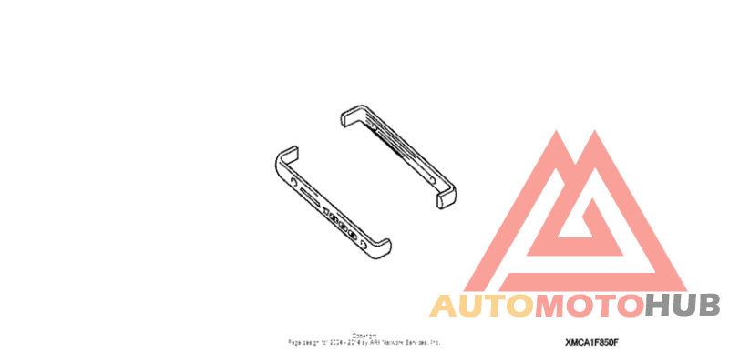Gold cylinder head cover emblem set