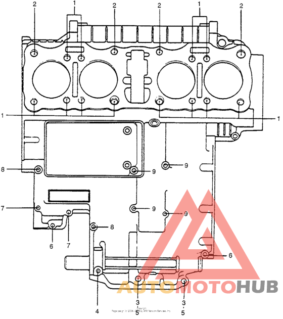 Bolt + washer i