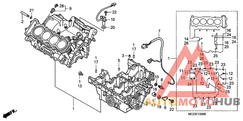 Картер двигателя