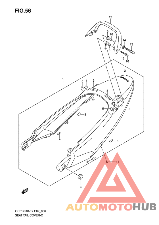 Обтекатель сидения