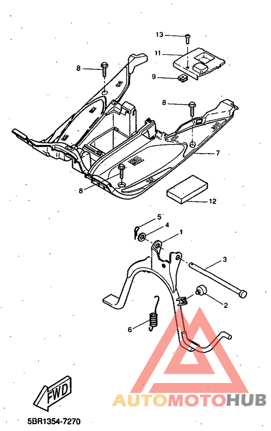 Stand. footrest