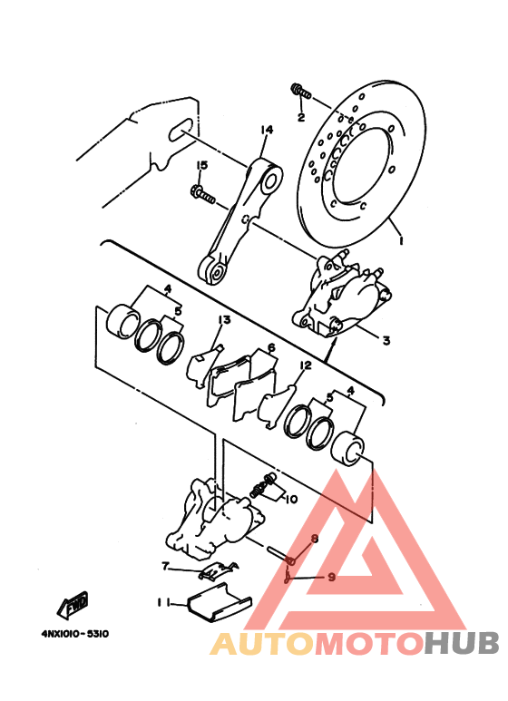 Задний суппорт