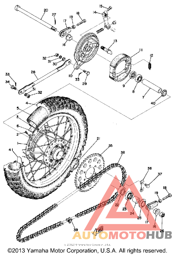 Переднее колесо