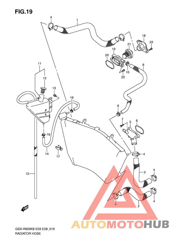 Радиатор hose