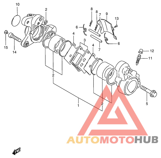 Передний суппорт