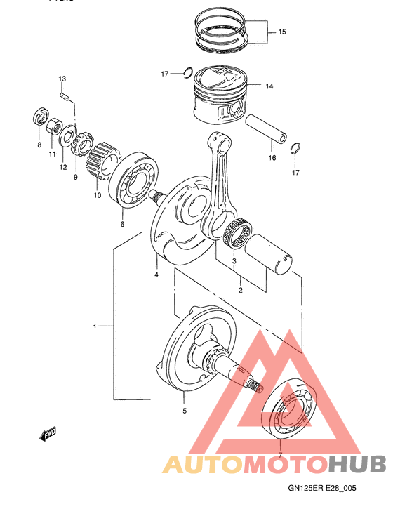 Вал коленчатый