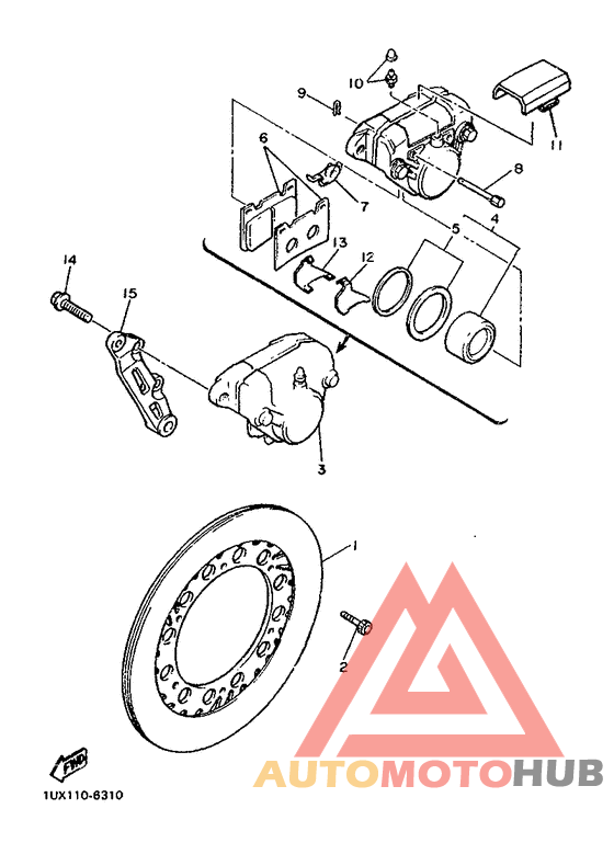 Задний суппорт