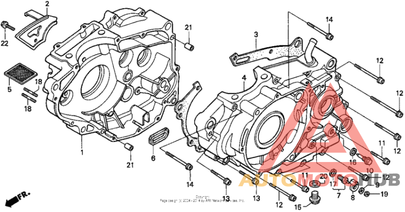 Картер двигателя