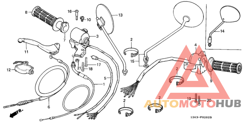 Handle lever/switch/ cable