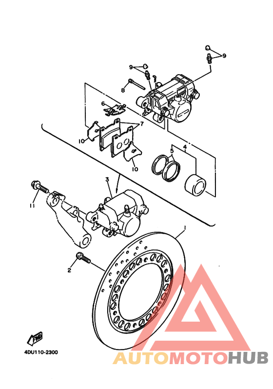Задний суппорт