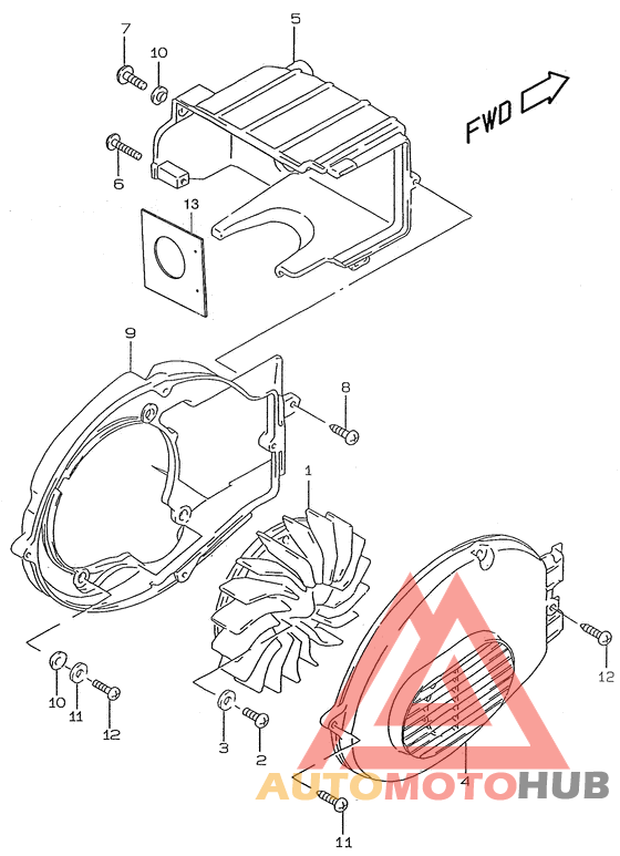 Вентилятор охлаждения