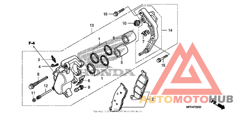 Передний суппорт