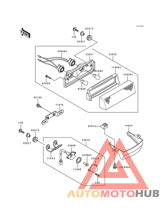 Taillight unit ass`y