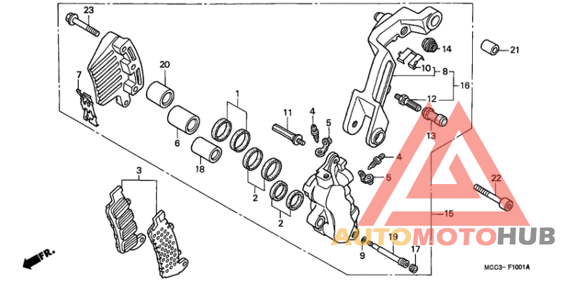 Передний суппорт