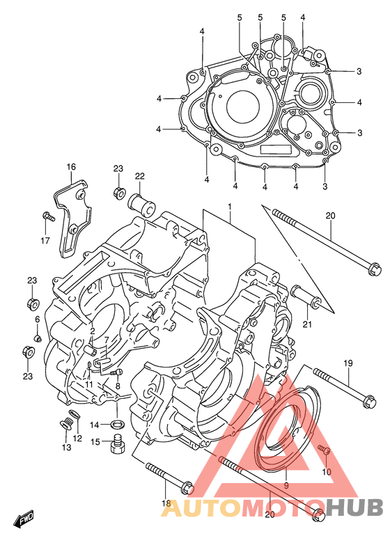 Картер двигателя