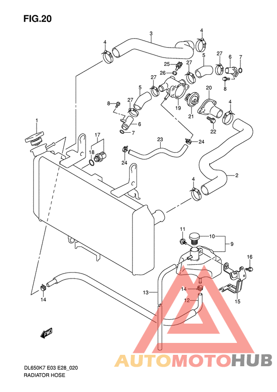Радиатор hose