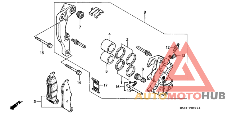 Передний суппорт