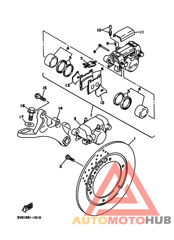 Задний суппорт