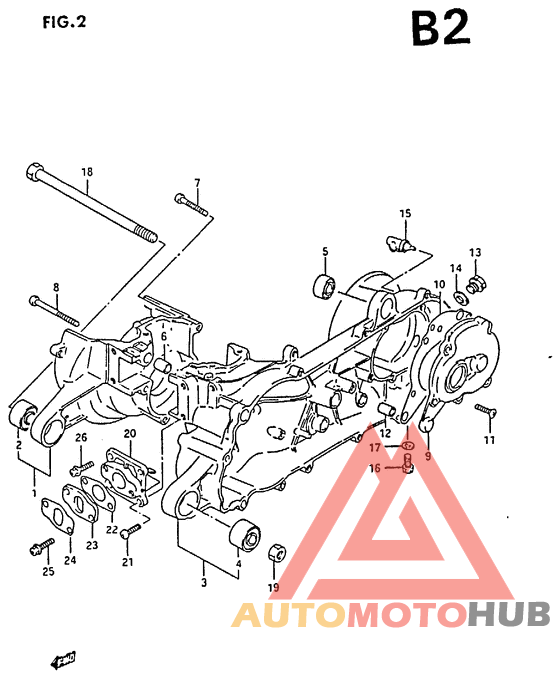 Картер двигателя