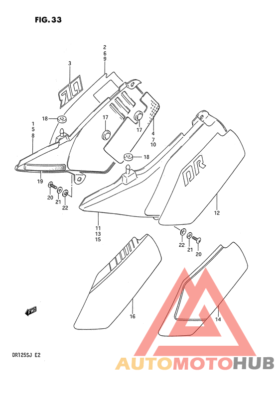 Обтекатель задний