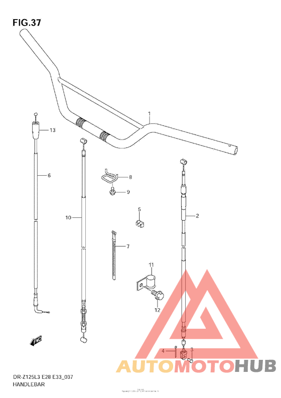 Handlebar (Dr-Z125L3 E28)