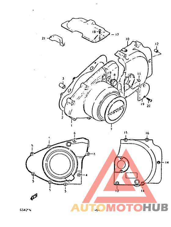 Crankcase lh cover