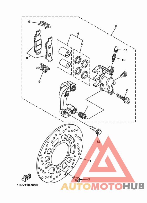 Передний суппорт
