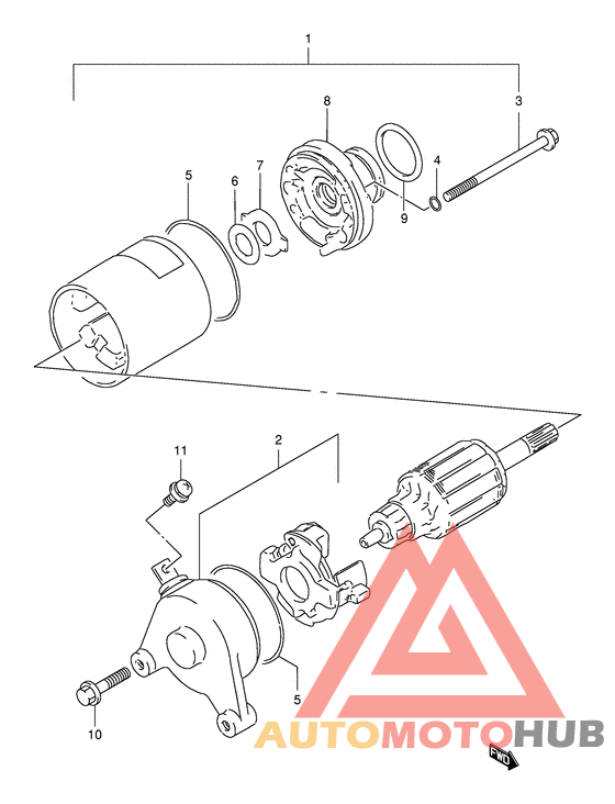 Стартерный мотор
