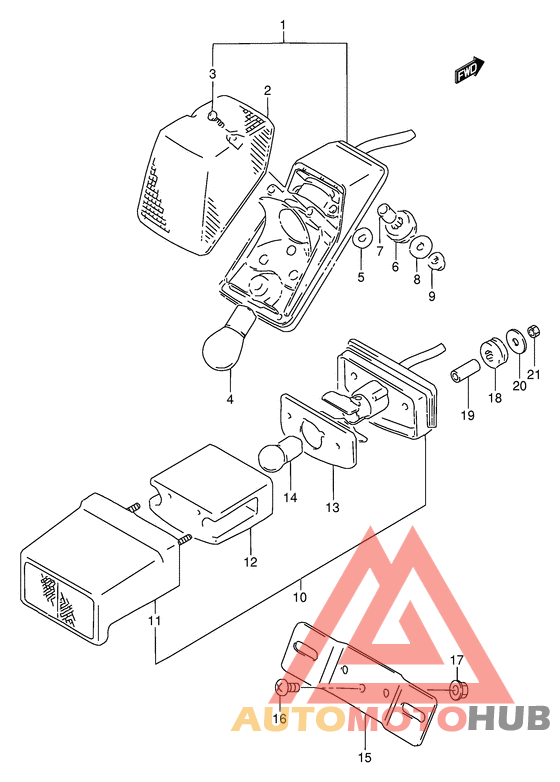 Задний фонарь