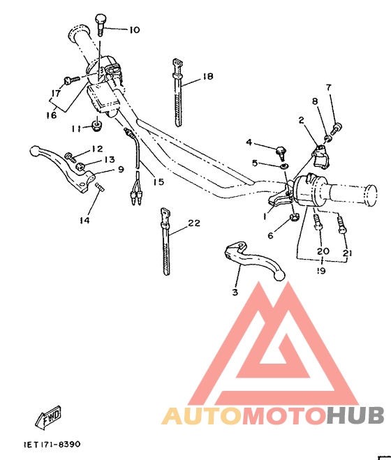 Handle switch. lever