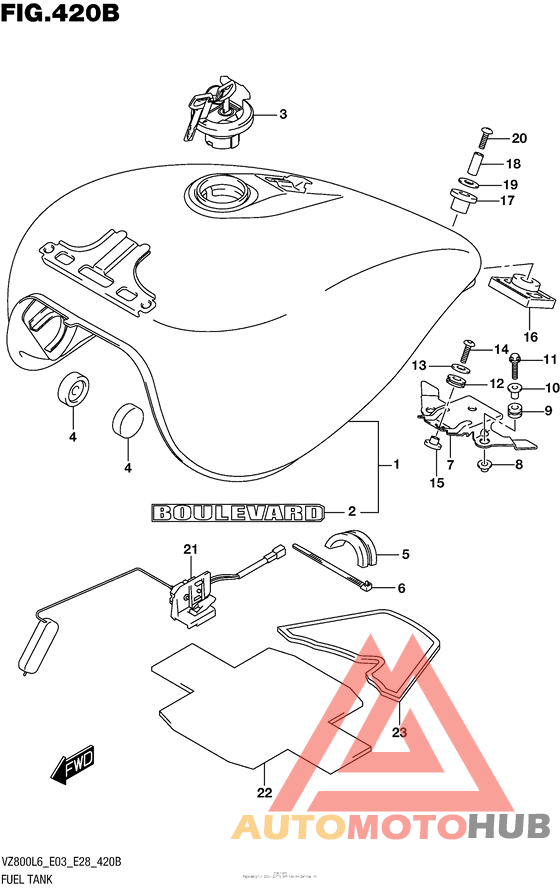 Fuel Tank (Vz800L6 E28)