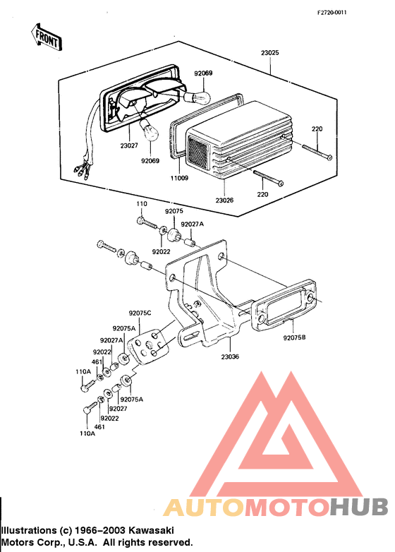 Taillight unit ass`y