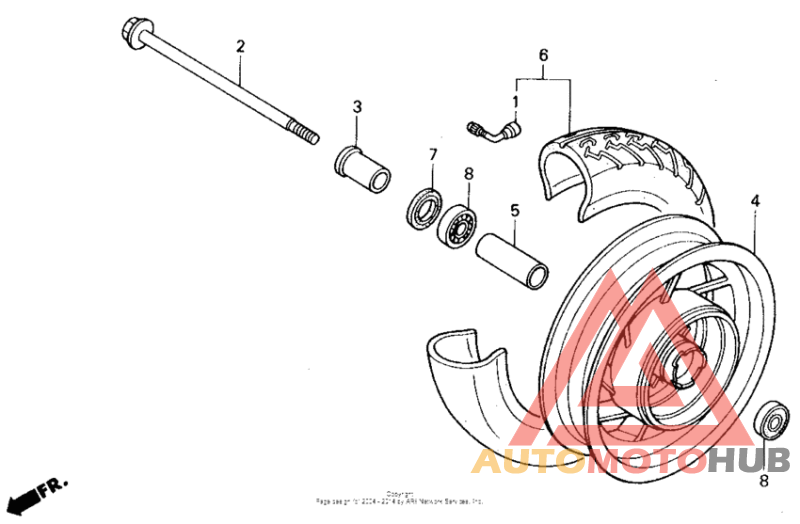 Переднее колесо