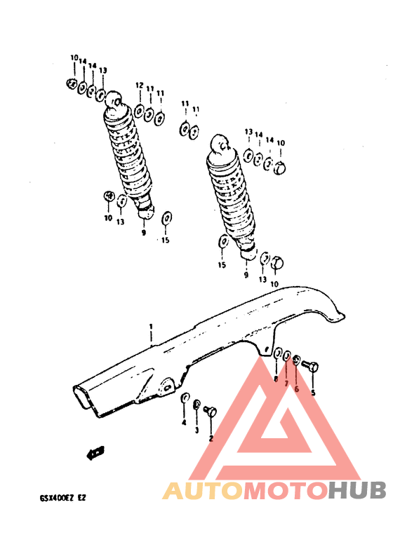 Chain case - shock absorber