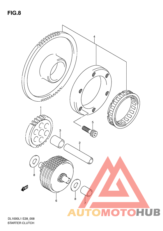 Муфта стартера