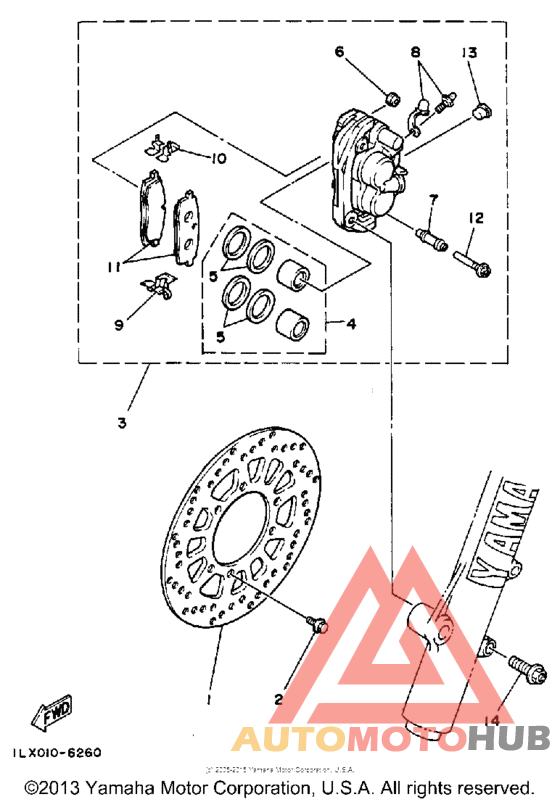 Передний суппорт