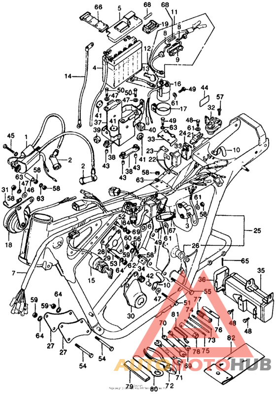 Frame + tools + wire harness