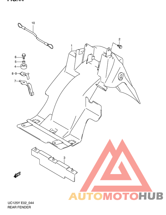 Заднее крыло