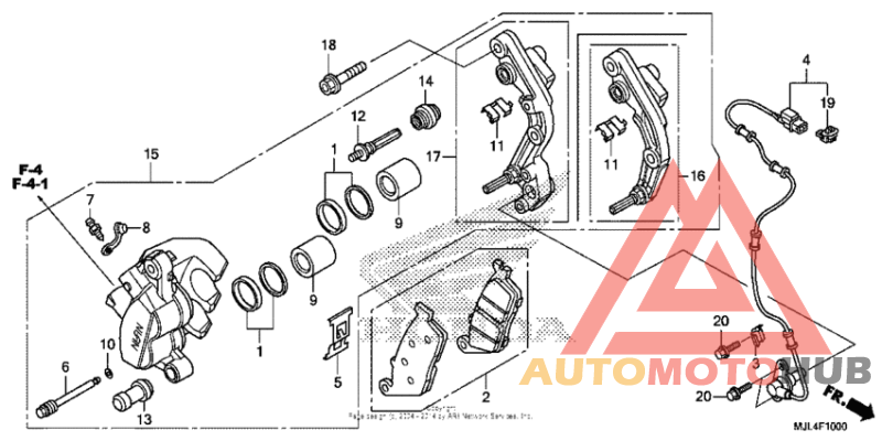 Передний суппорт