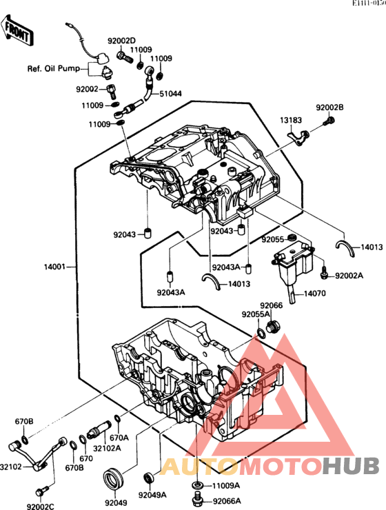Картер двигателя