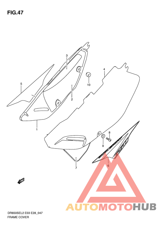 Обтекатель задний