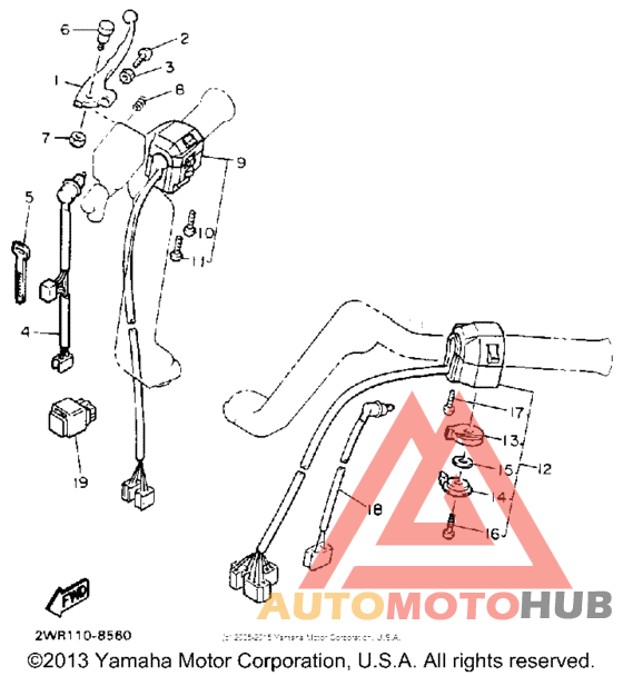 Handle switch - lever