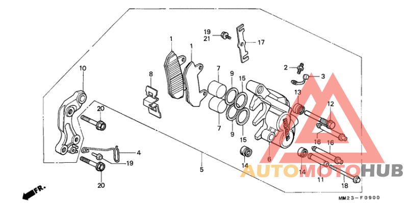 Передний суппорт