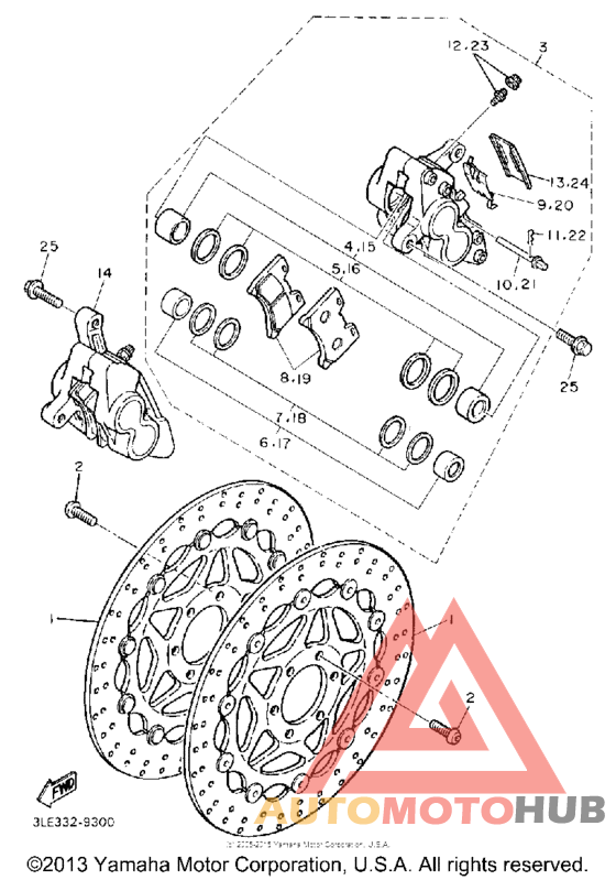 Передний суппорт