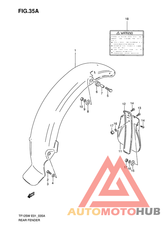 Заднее крыло