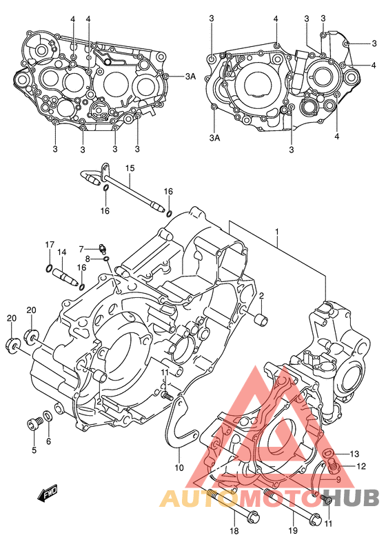 Картер двигателя