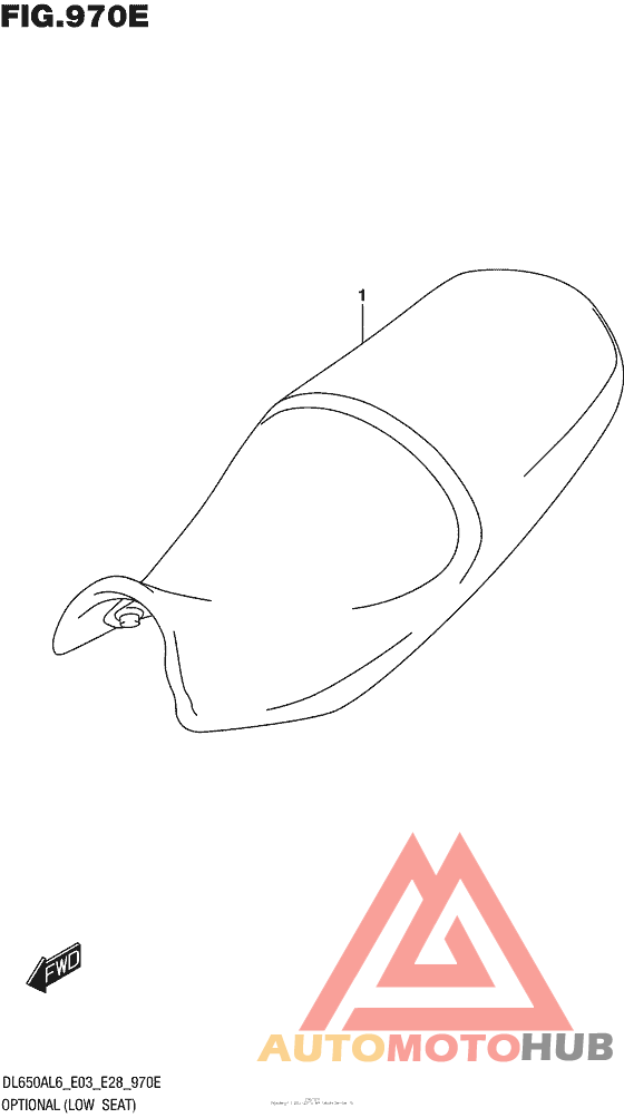 Optional (Low Seat)  (Dl650Al6 E03)